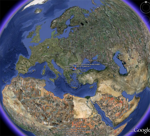 карта български блогове google earth